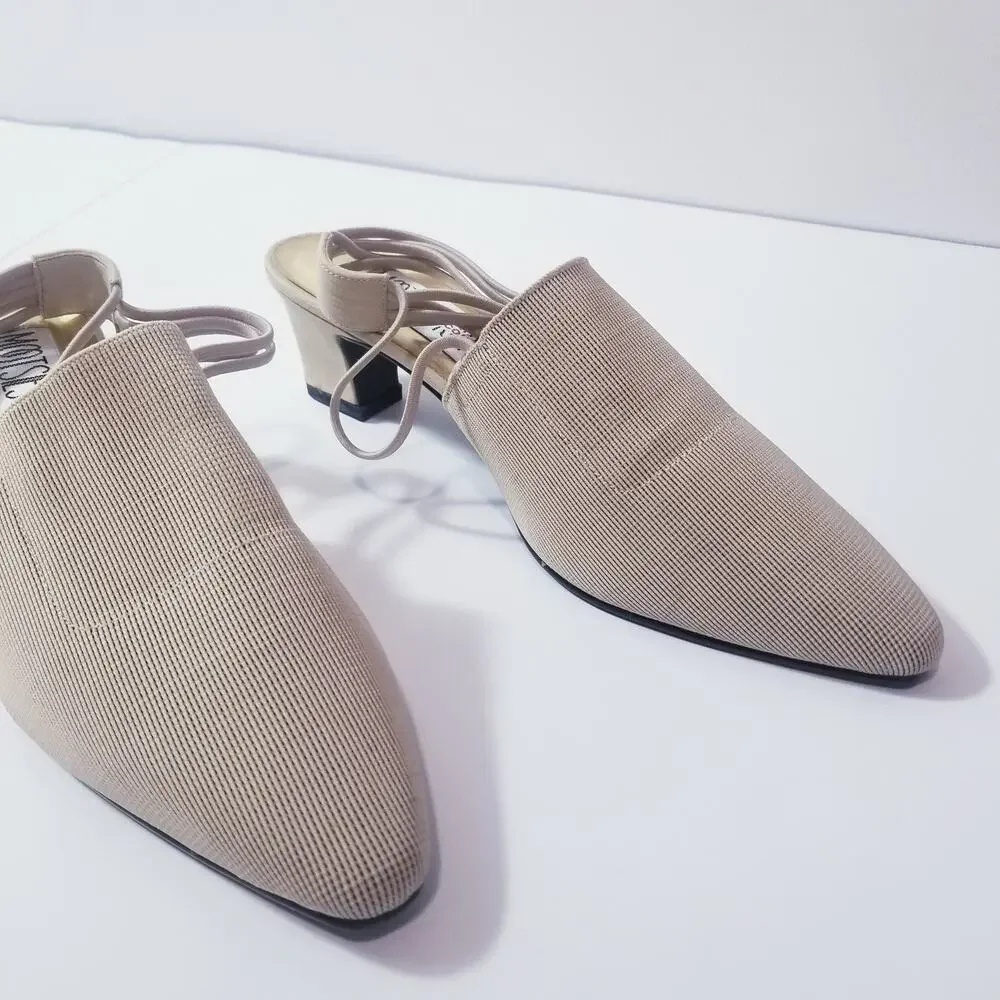 Mootsies Tootsies Knitted Sling Back Heels